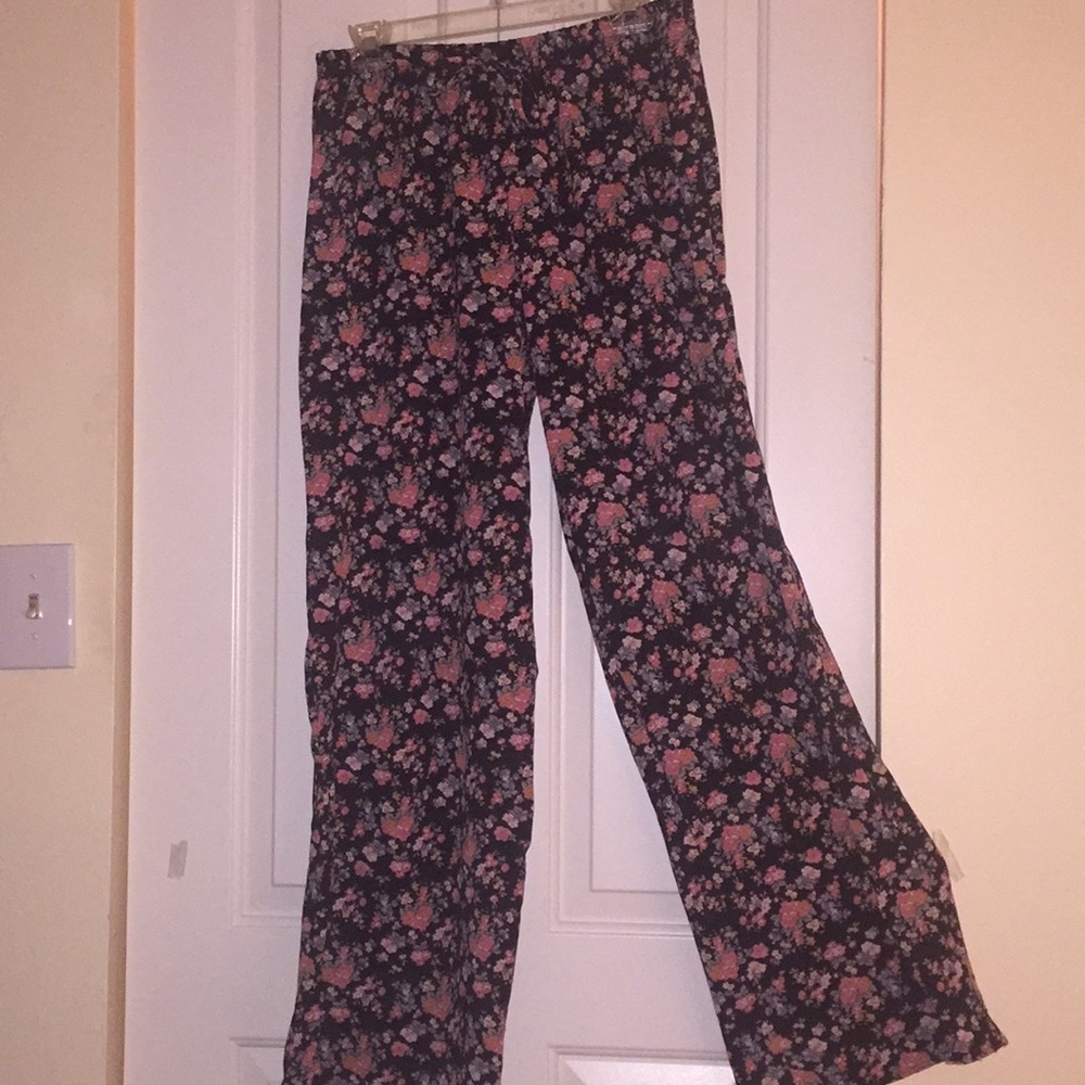 Floral palazzo pants
